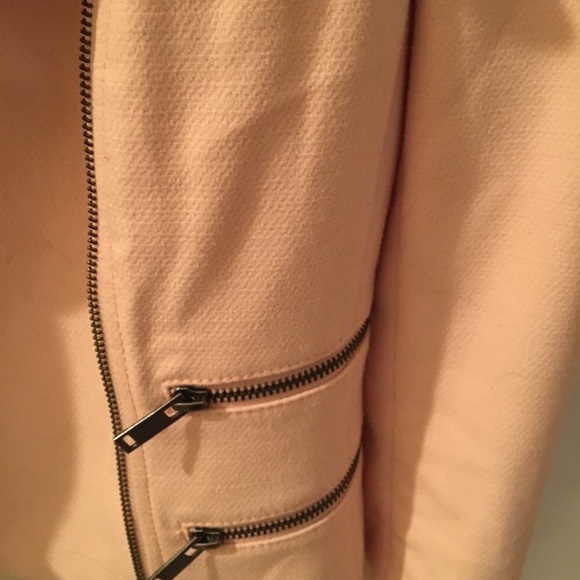 Banana Republic blush pink Moto jacket - Picture 3 of 7